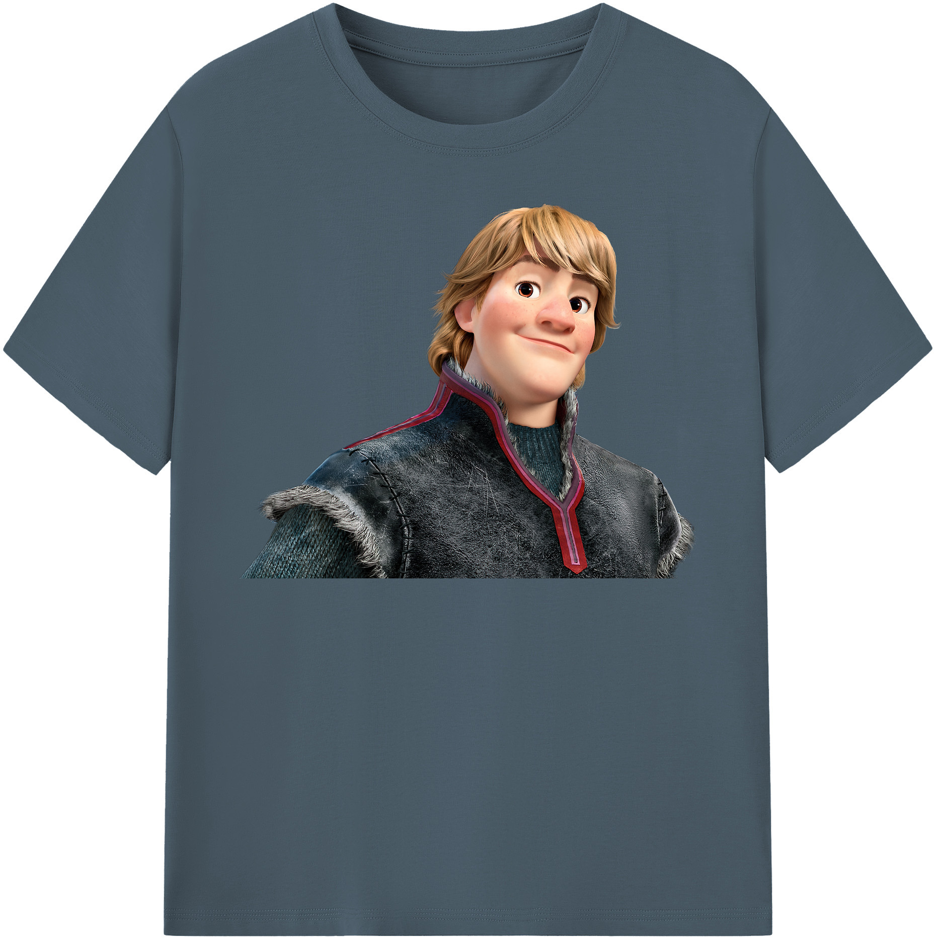 （画像用） アナと雪の女王 アンナ エルサ Frozen Anna Elsa 綿100％半袖Tシャツ（フロントプリント）